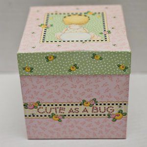 Pooch Sweet Heart Mary Engelbreit Keep Sake Storage Cute As A Bug Little Girl